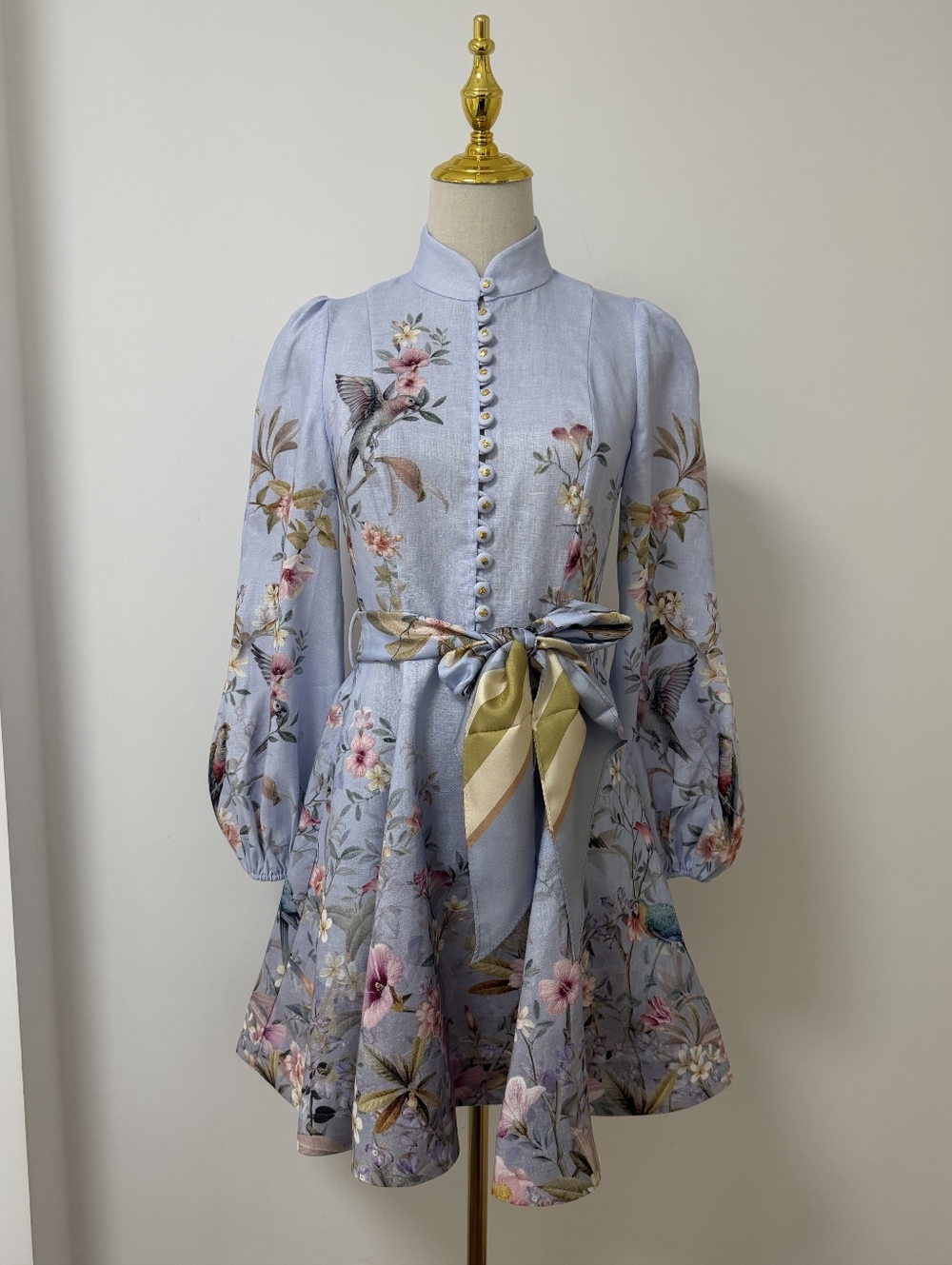 ZIMMERMANN Rebellion Button Mini Dress